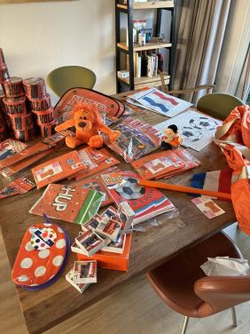 Diverse Oranje WK attributen