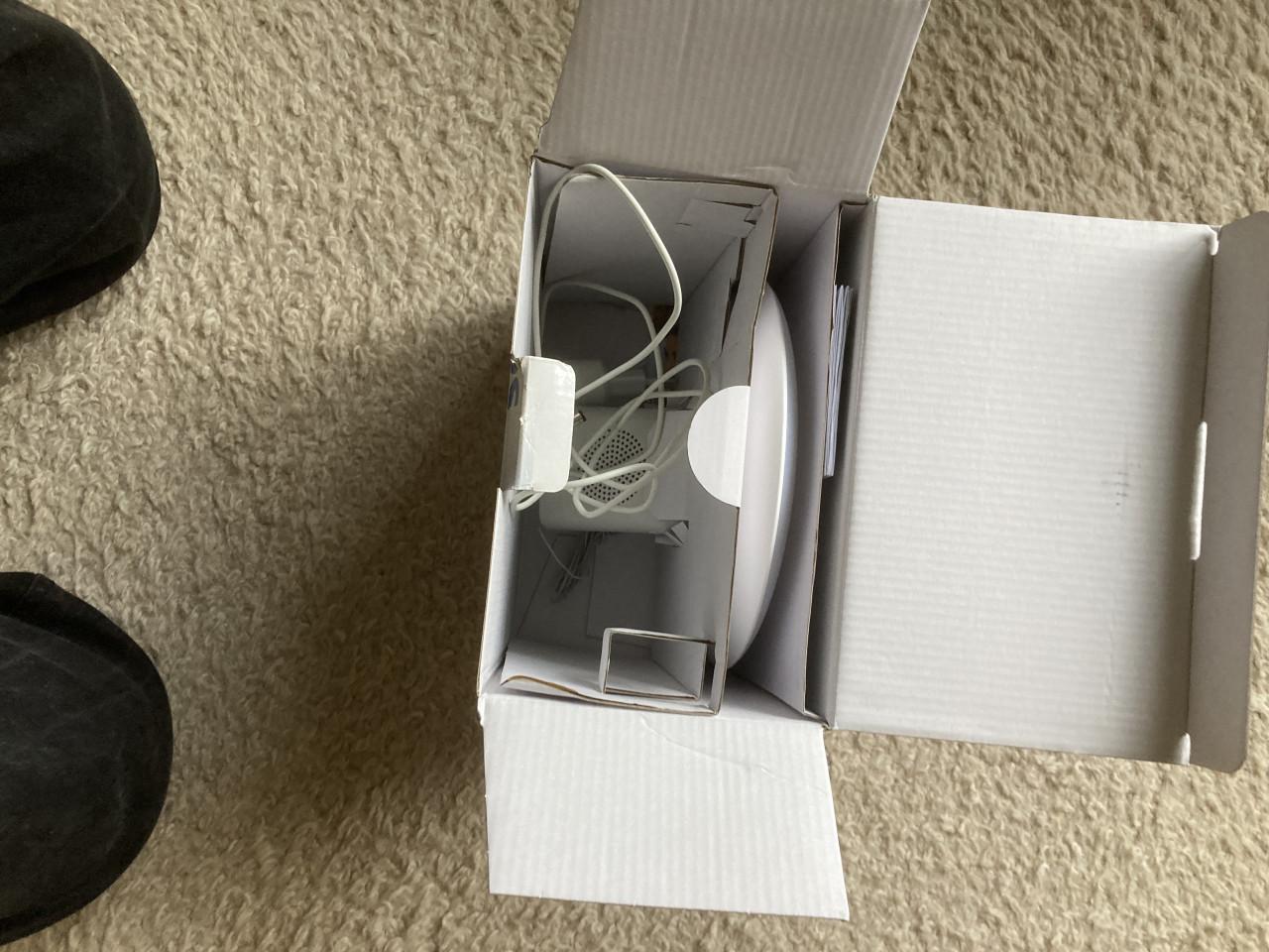 Philips wekker met wakker worden lamp type: HF3505/01