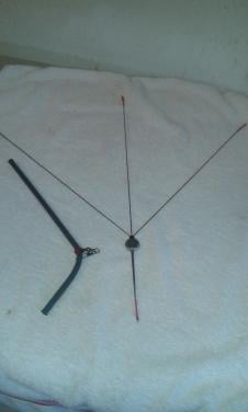 Kippepoot onderlijn met of zonder verzwaring .