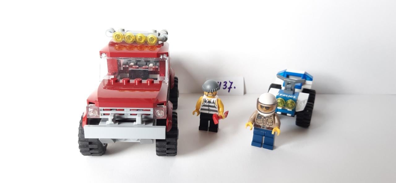 Lego City 4437: politie quad en jeep met 2 minifiguren