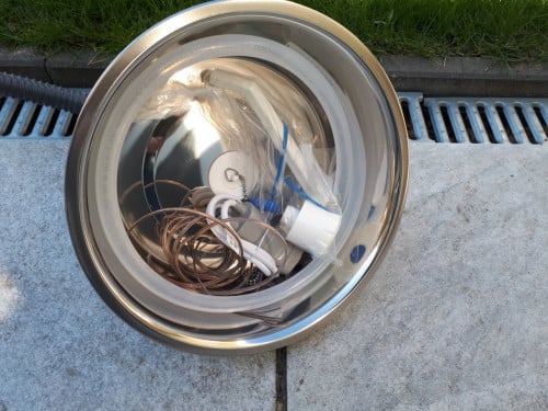 RVS wasbakje voor zelfbouw keukenkastje
