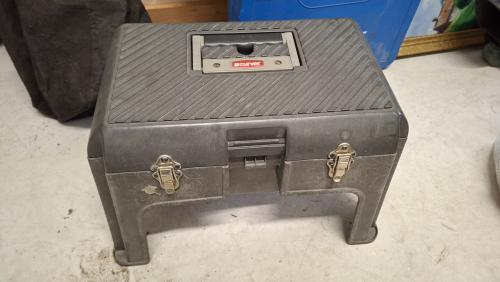 Opstap krukje voor caravan/camper