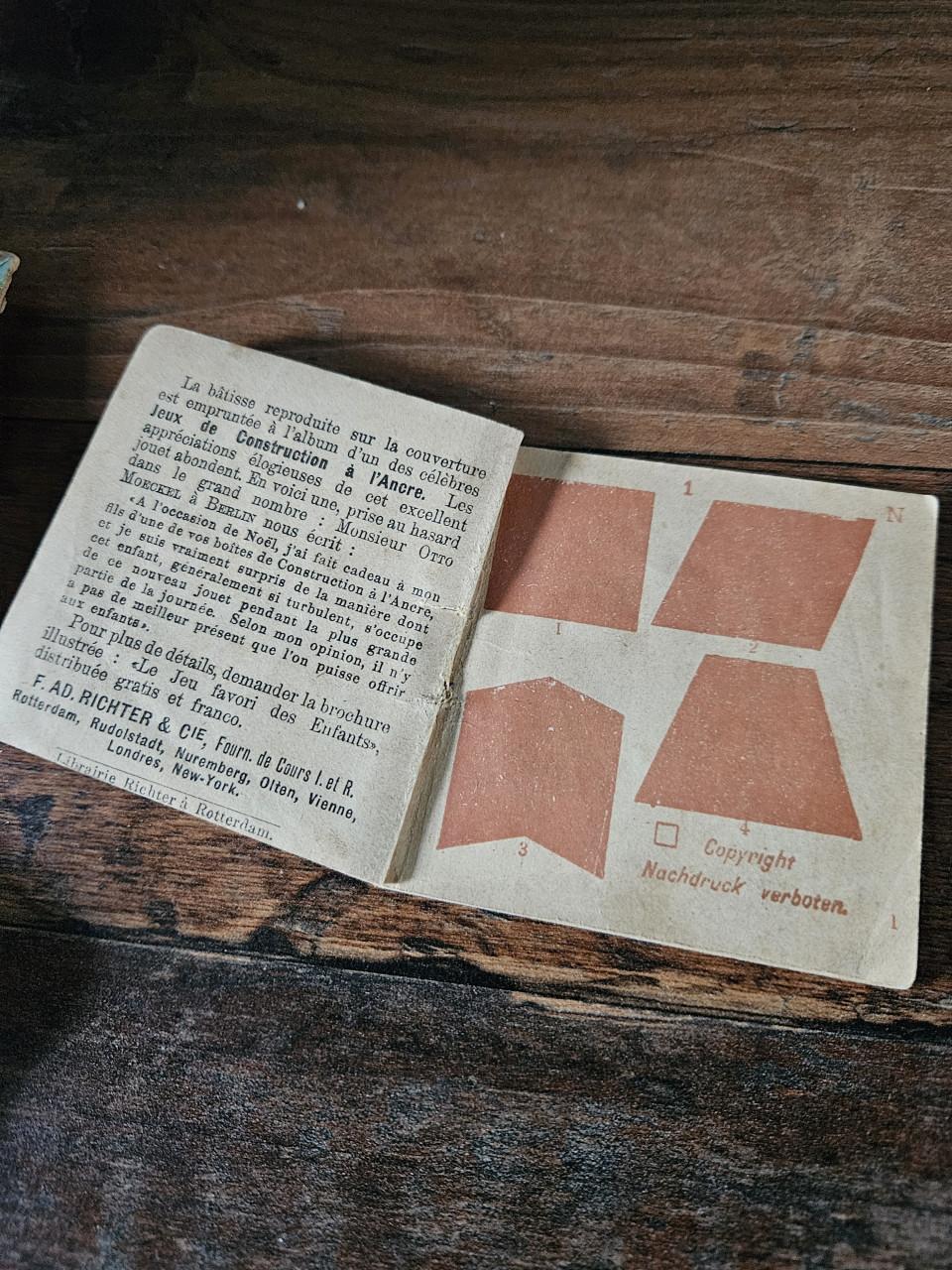 Antieke Anker stenen puzzel "Kwelgeest" (Richter No. 13)