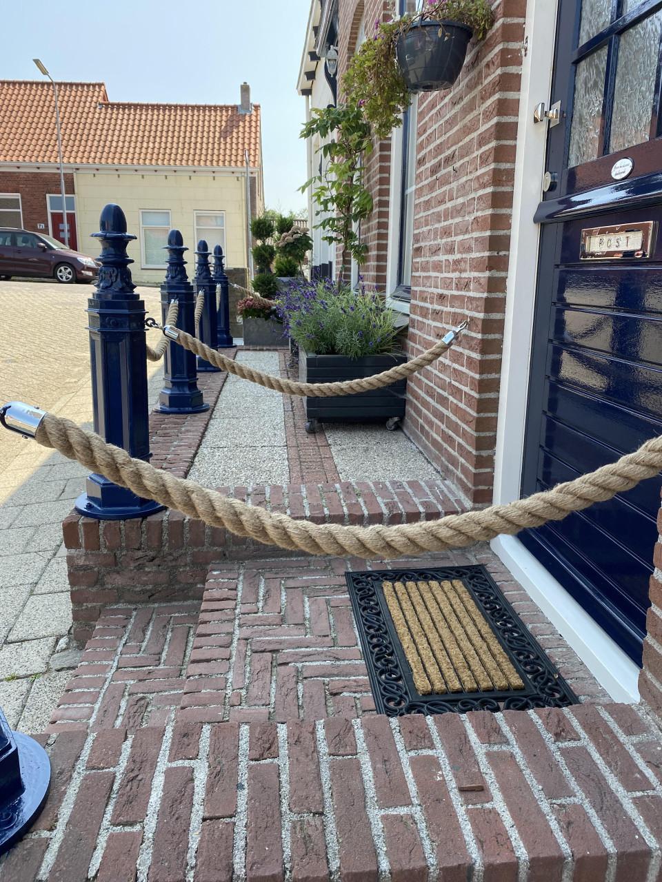 Afzetkoord voor afzetpalen