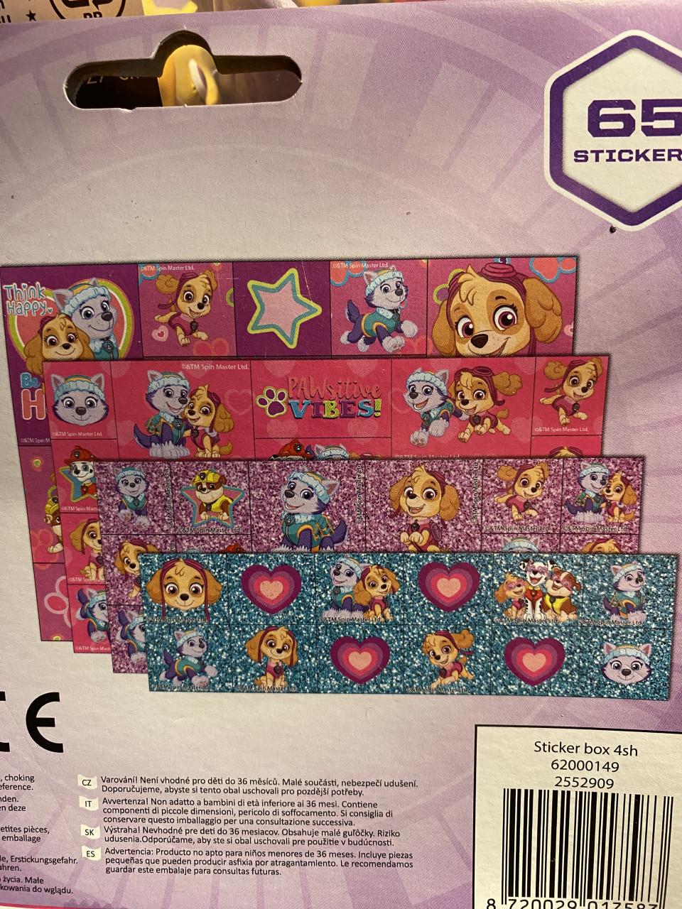 Paw Patrol mok stickers knutsel