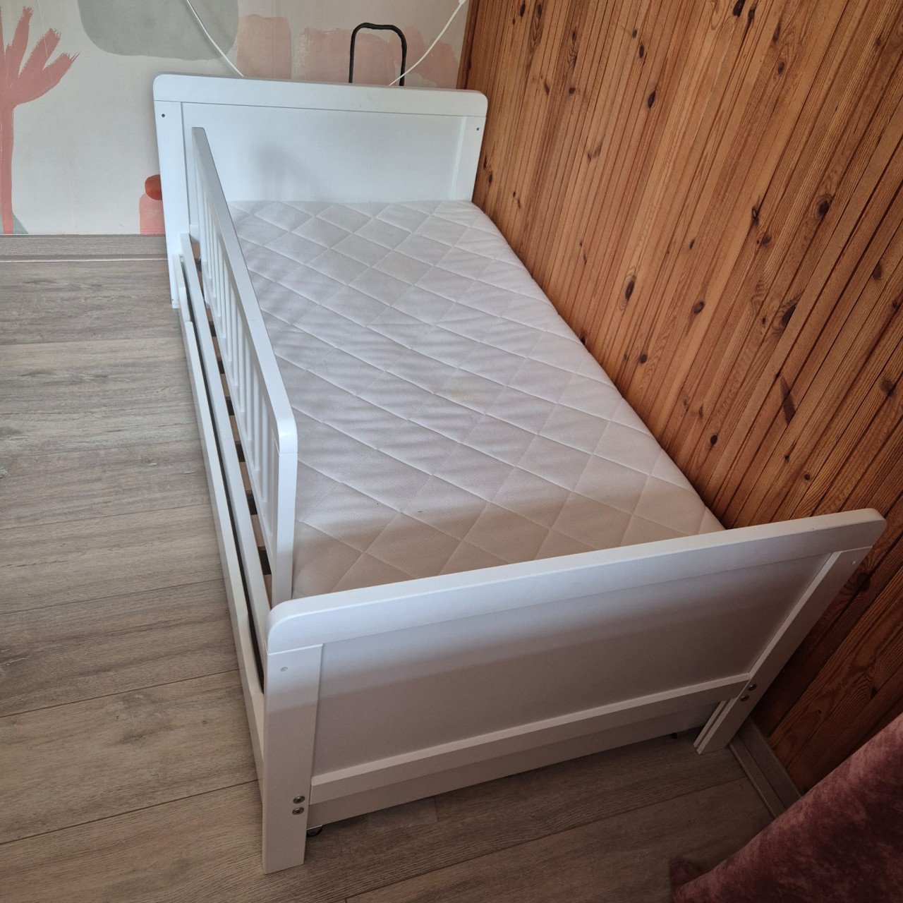 Evolutif Aurore meegroeibed matras + Aerosleep matrasbeschermer.