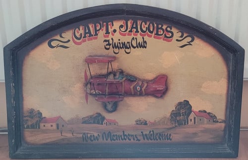 3D Pub Board Driedekkerdekker capt. Jacobs LxB  39 x 60cm