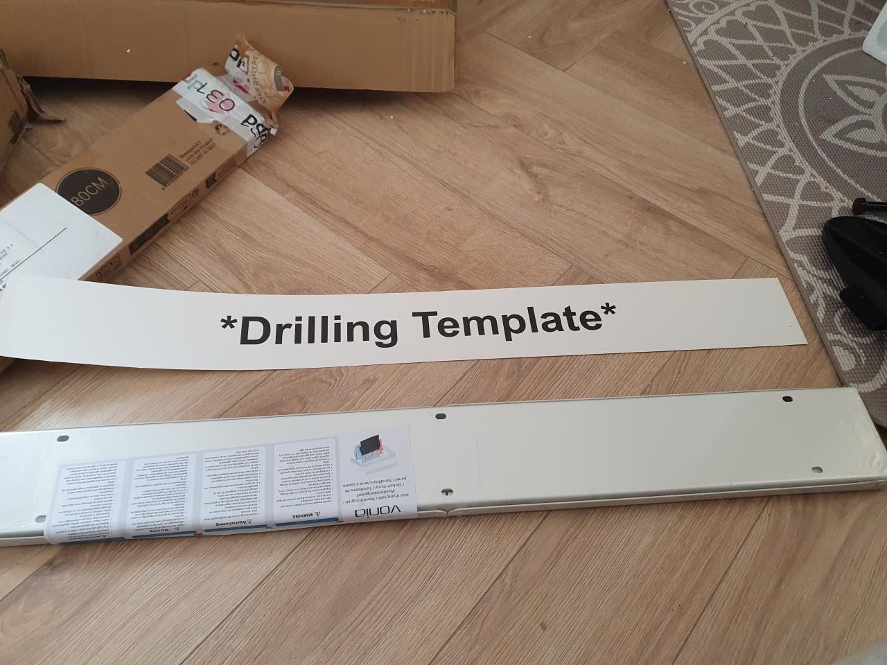 Vonia wanddroogrek wit — nieuw in doos | inklapbaar