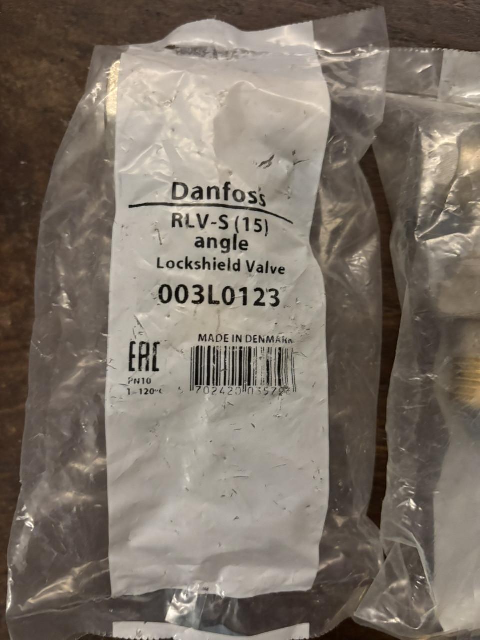 Danfoss voetventielen voor radiator. Nieuw en gebruikt.