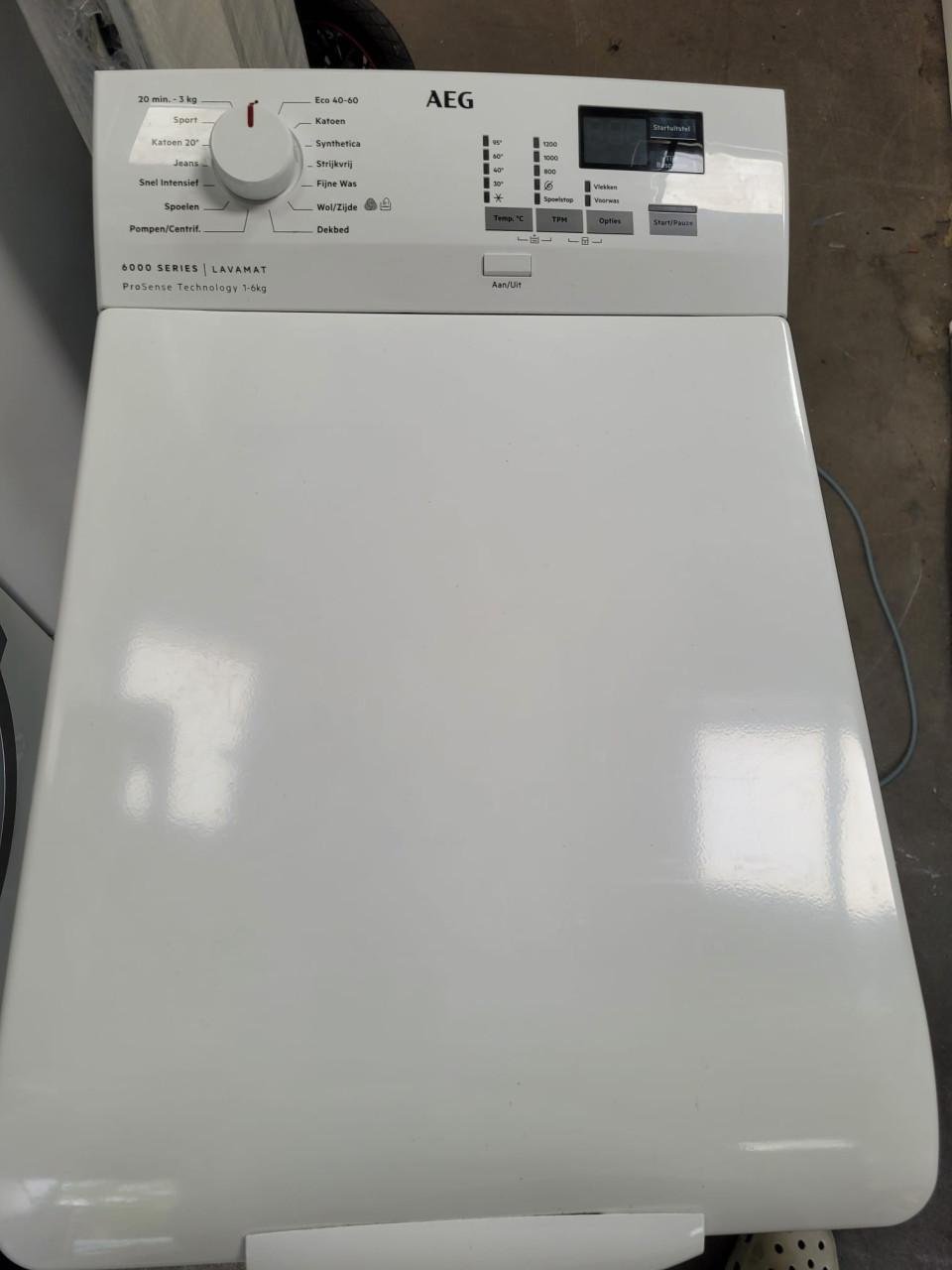 AEG L6TBN62K Wasmachine Bovenlader 6kg
