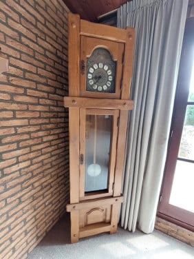 Eiken staande klok " BigBen "
