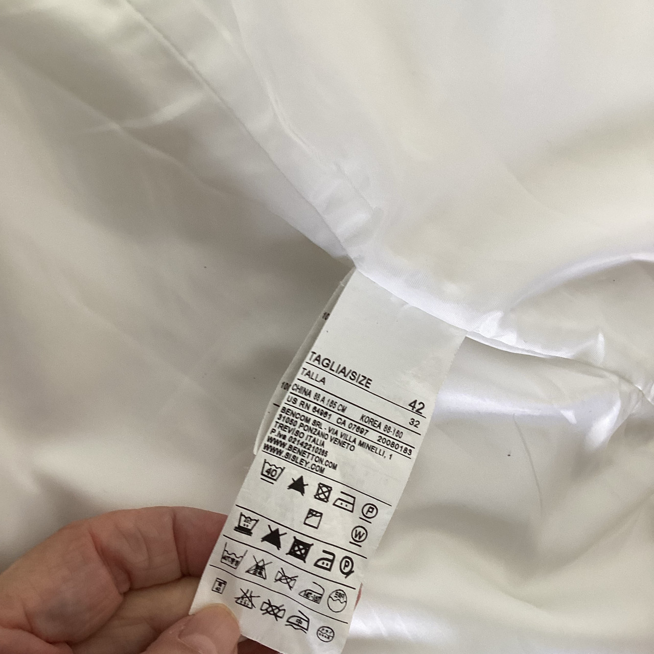 Benetton zomerjas zgan maat 42