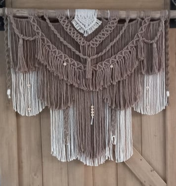 Macramé wandkleed