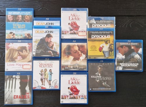 12 Blue-ray dvd's