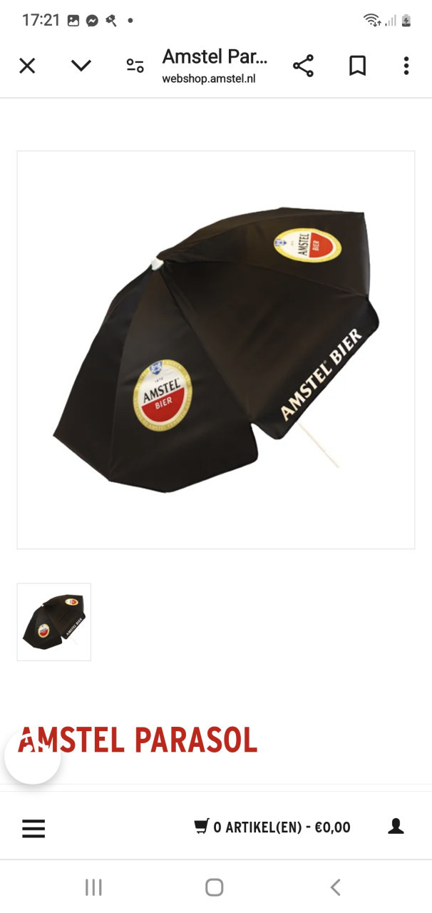 Parasol amstel div