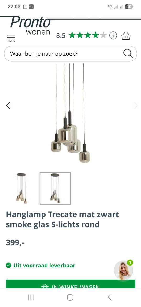 Hanglampen set