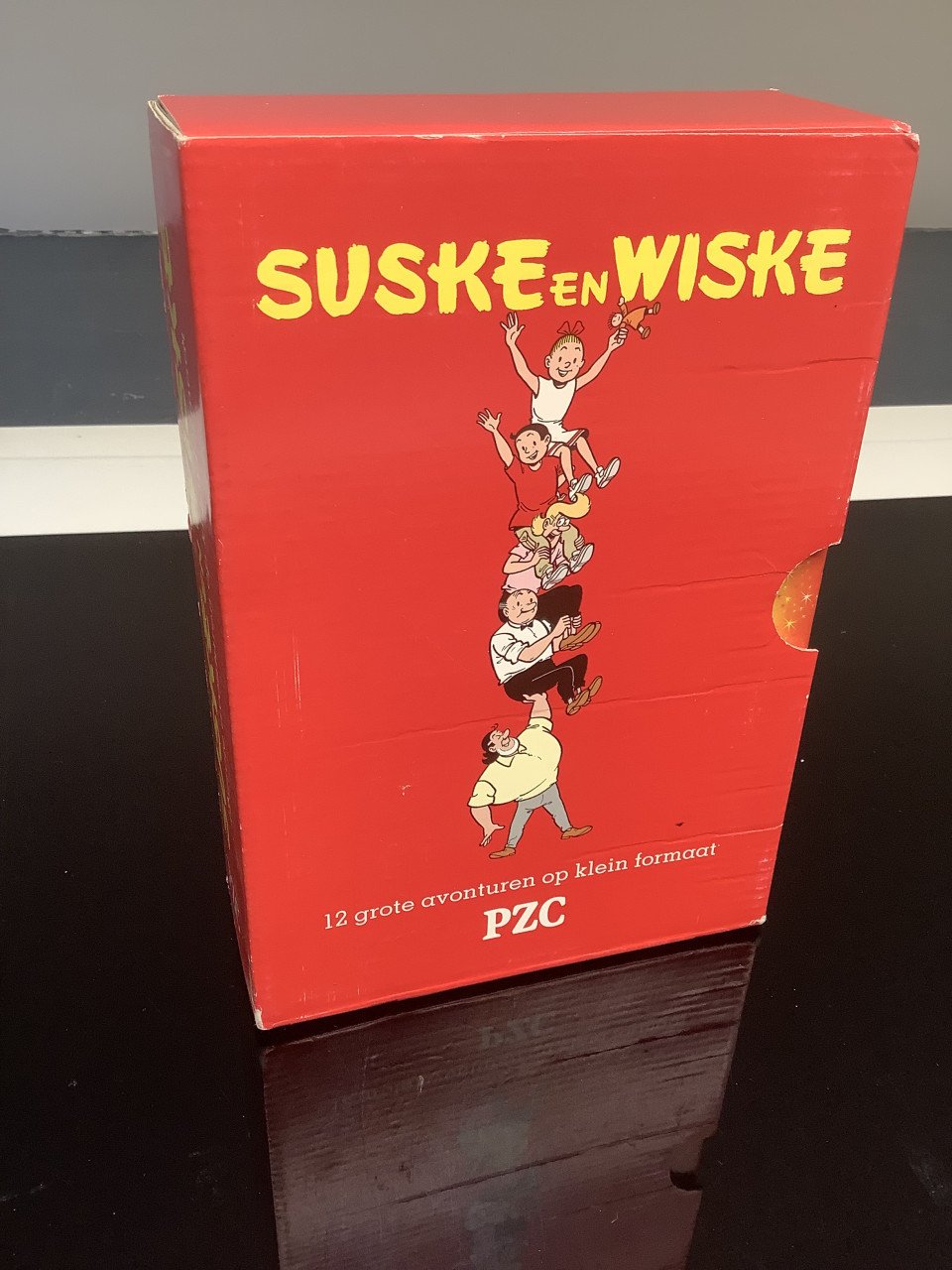 Verzamelbox Suske en Wiske. PZC uitgave, klein formaat.