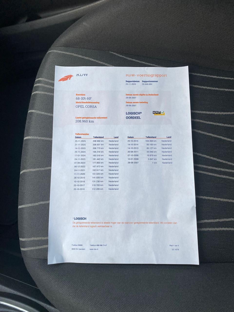 Opel Corsa 1.2 16V 5D WR 2007 Grijs | NAP | NIEUWE APK!