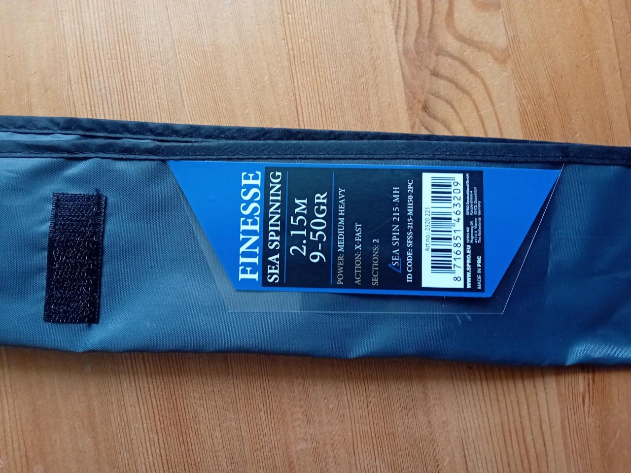 2x Spinhengel zeebaars Spro Specter Finesse Sea Spin 2,15M 9-50GR