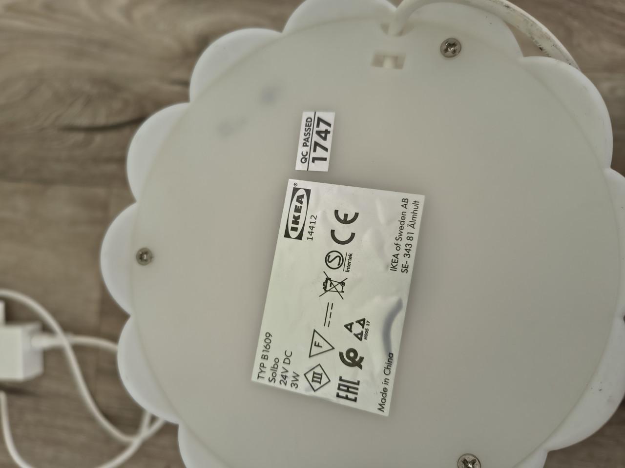 Mooie Ikea tafellamp uil, nachtlamp uil. Uilenlamp wit.