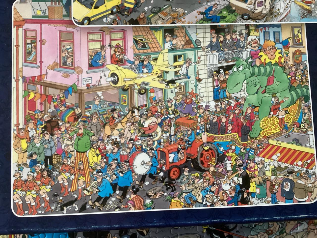 Jan v Haasteren puzzels. 3x 1000