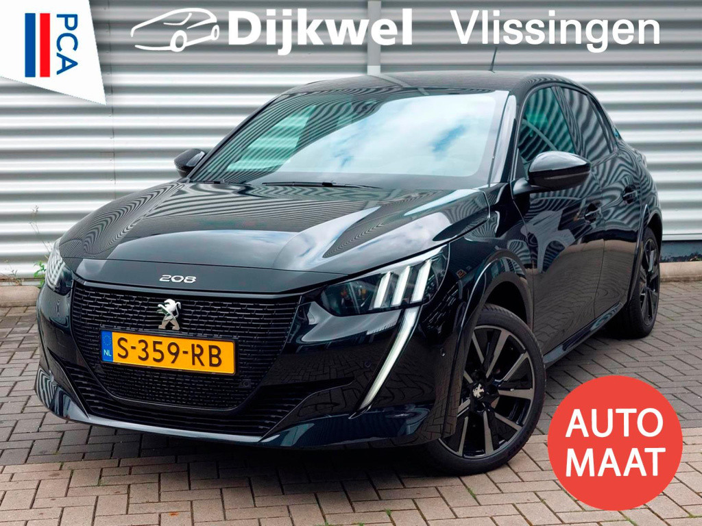 Peugeot 208 ev gt 50kwh 136 automaat 3-fase clima/nav/cam
