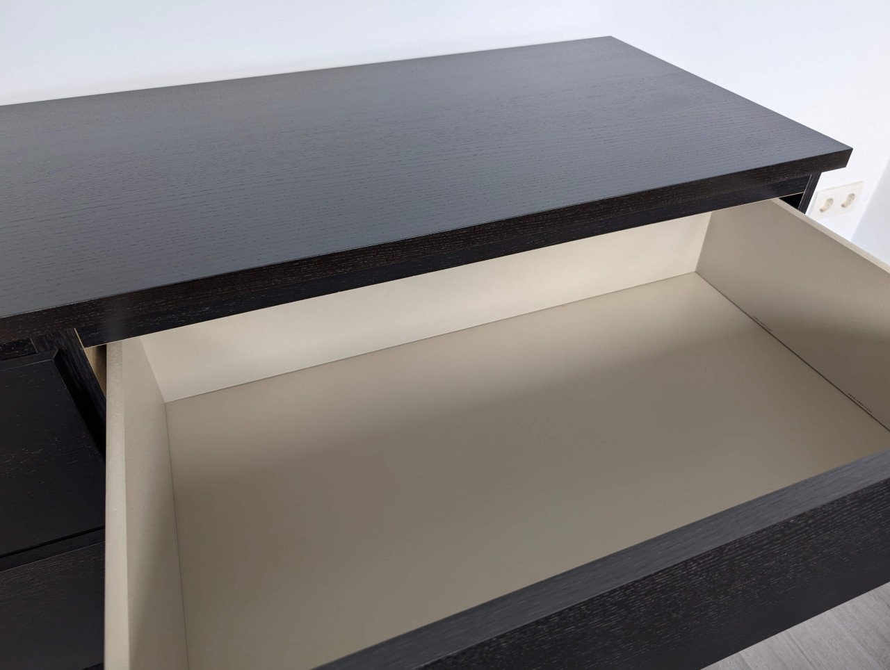 IKEA MALM Ladekast met 6 lades, zwart