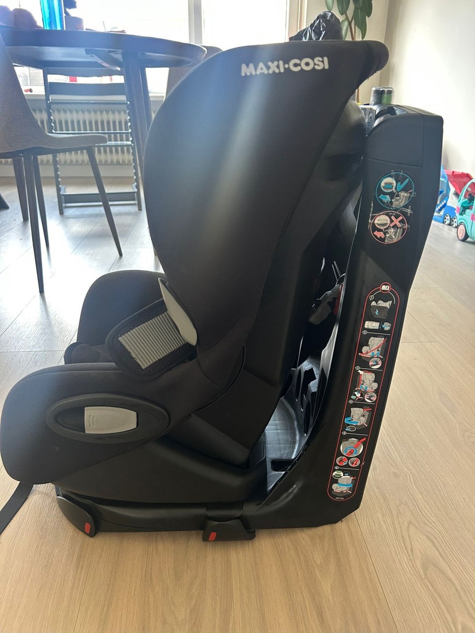 Maxi cosi draai