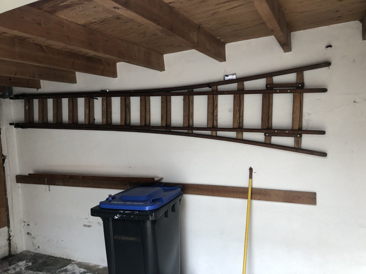 Houten ladder