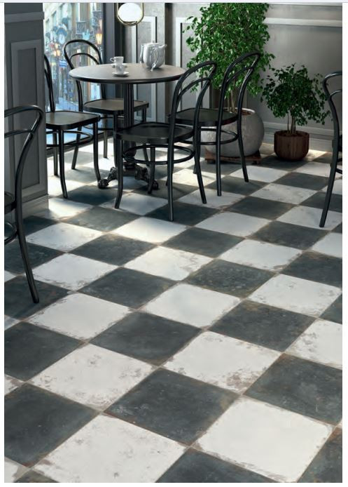 3030-263 ca 3 m² Vintagelook tegels,33x33 cm,antique white,vn € 59,95/m² vr