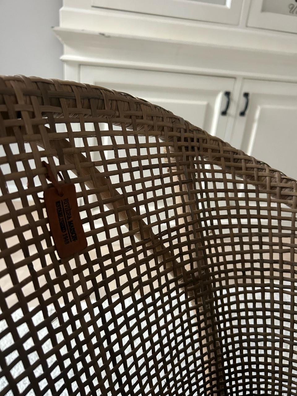 6 rotan Rivièra Maison stoelen eetkamer