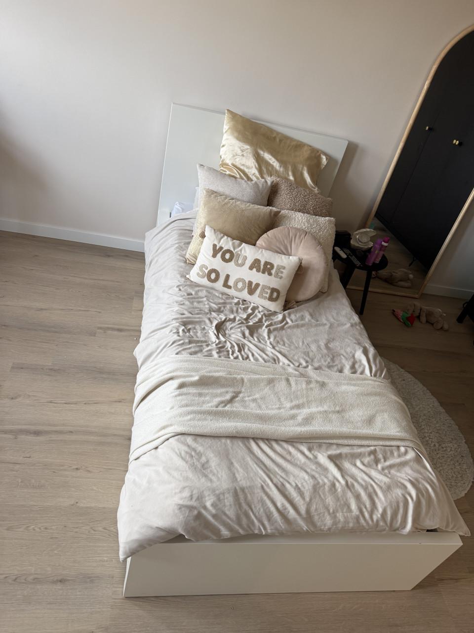 IKEA bed 1 persoon Malm incl lades