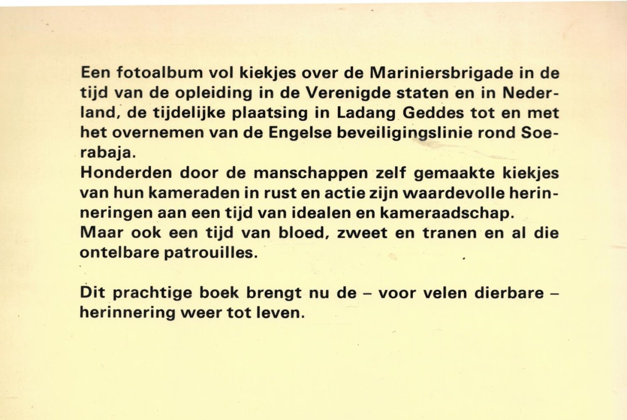 De mariniersbrigade te kiek