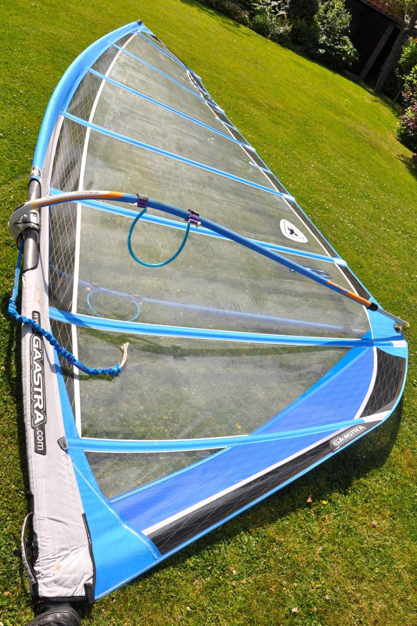 Gaastra 7.0m2 Freerace set (zeil, mast, giek, mastvoet)