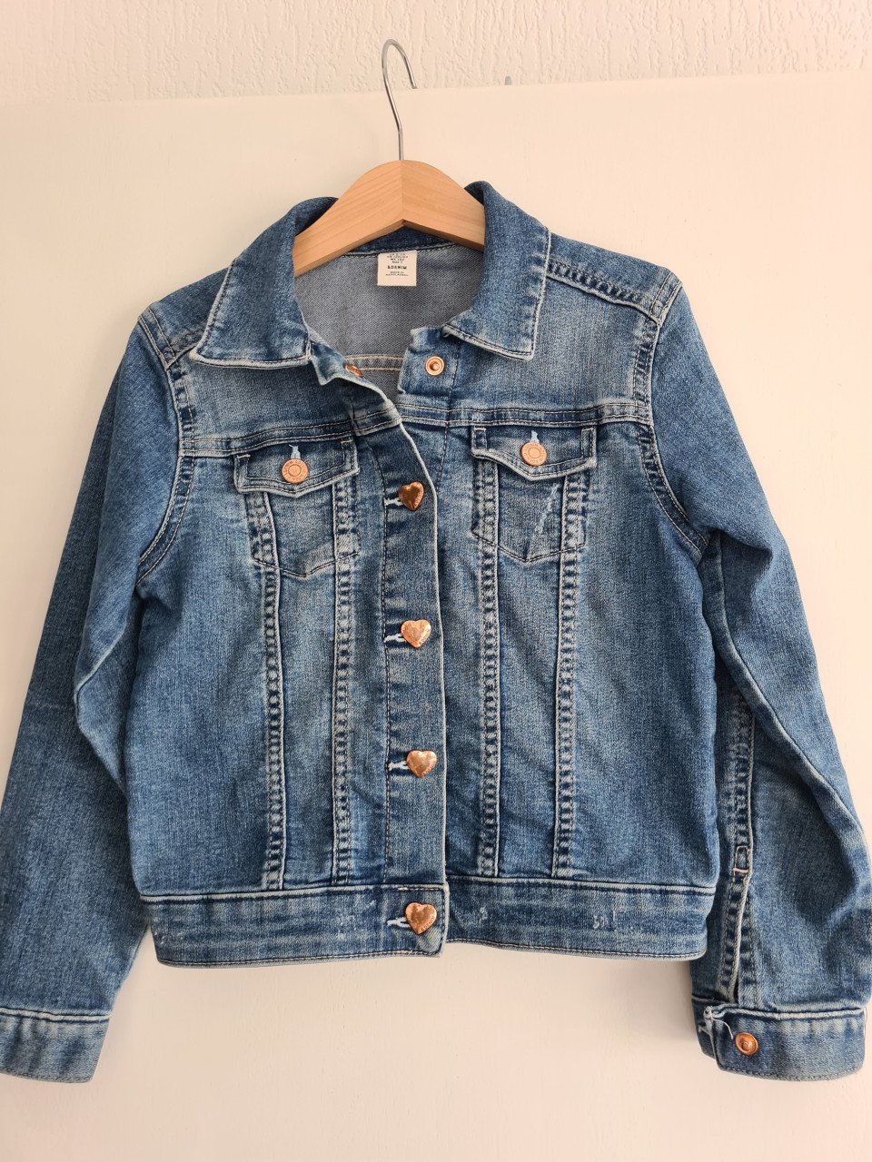 Vintage look spijkerjasje van H&M  Maat 122