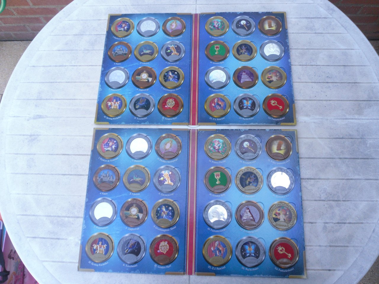 2 VERZAMEL ALBUMS EFTELING  [ 2 DEZELFDE ]