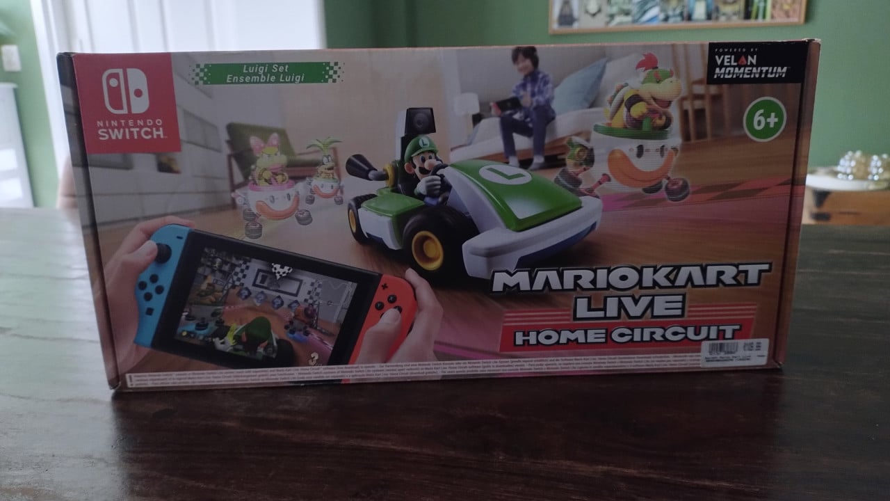 Mario Kart live home circuit, Luigi-set (compleet!)