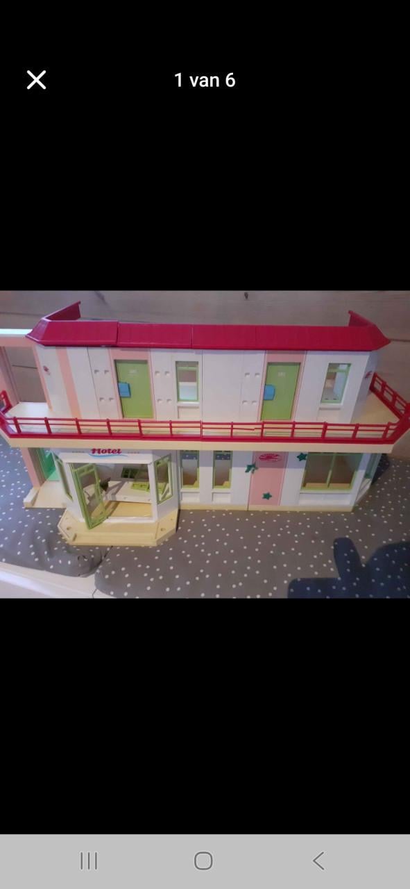 Playmobil,  boot, hotel, 2 dozen los, niet compleet!