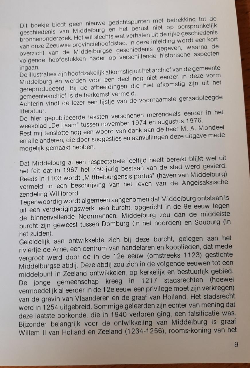 Uit de Middelburgse historie, door P.W.  Sijnke
