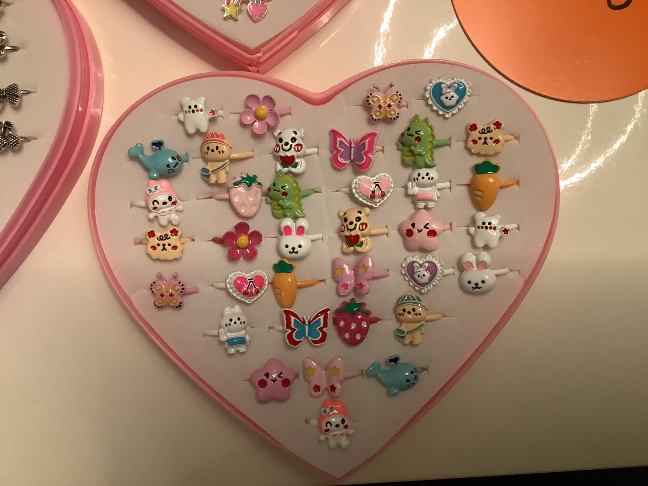 Partij super mooie kinder ringen. ( partij 39)