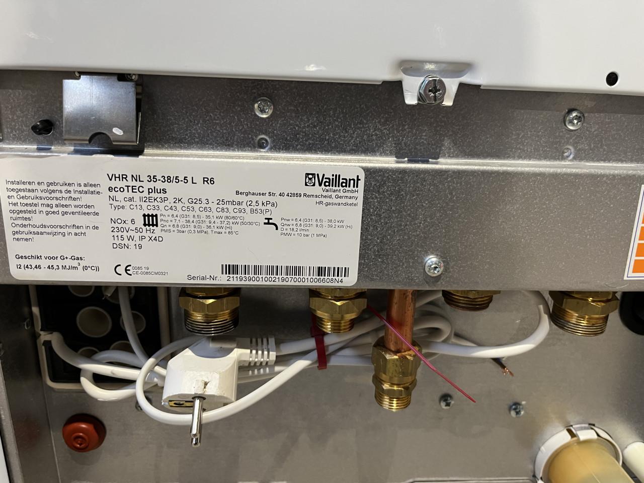 Vaillant ecoTEC plus HR-combi ketel (2019)