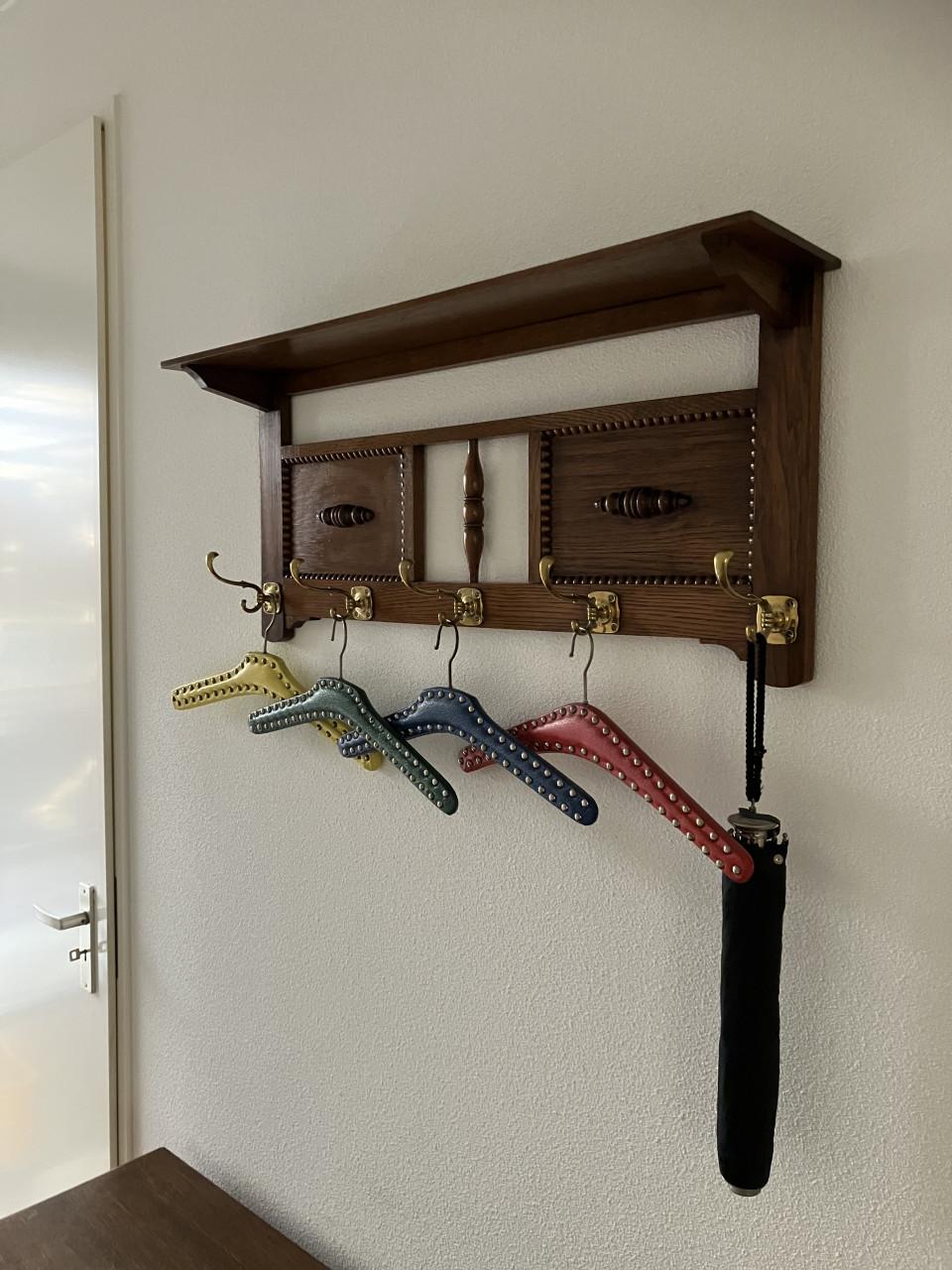 Kapstok – Art Deco met echt koperen haken