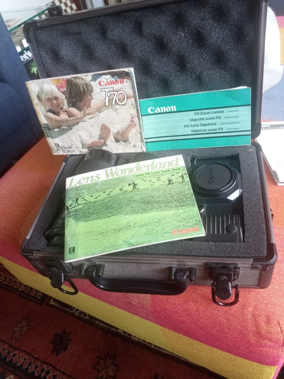 T70 Canon analoog fotocamera