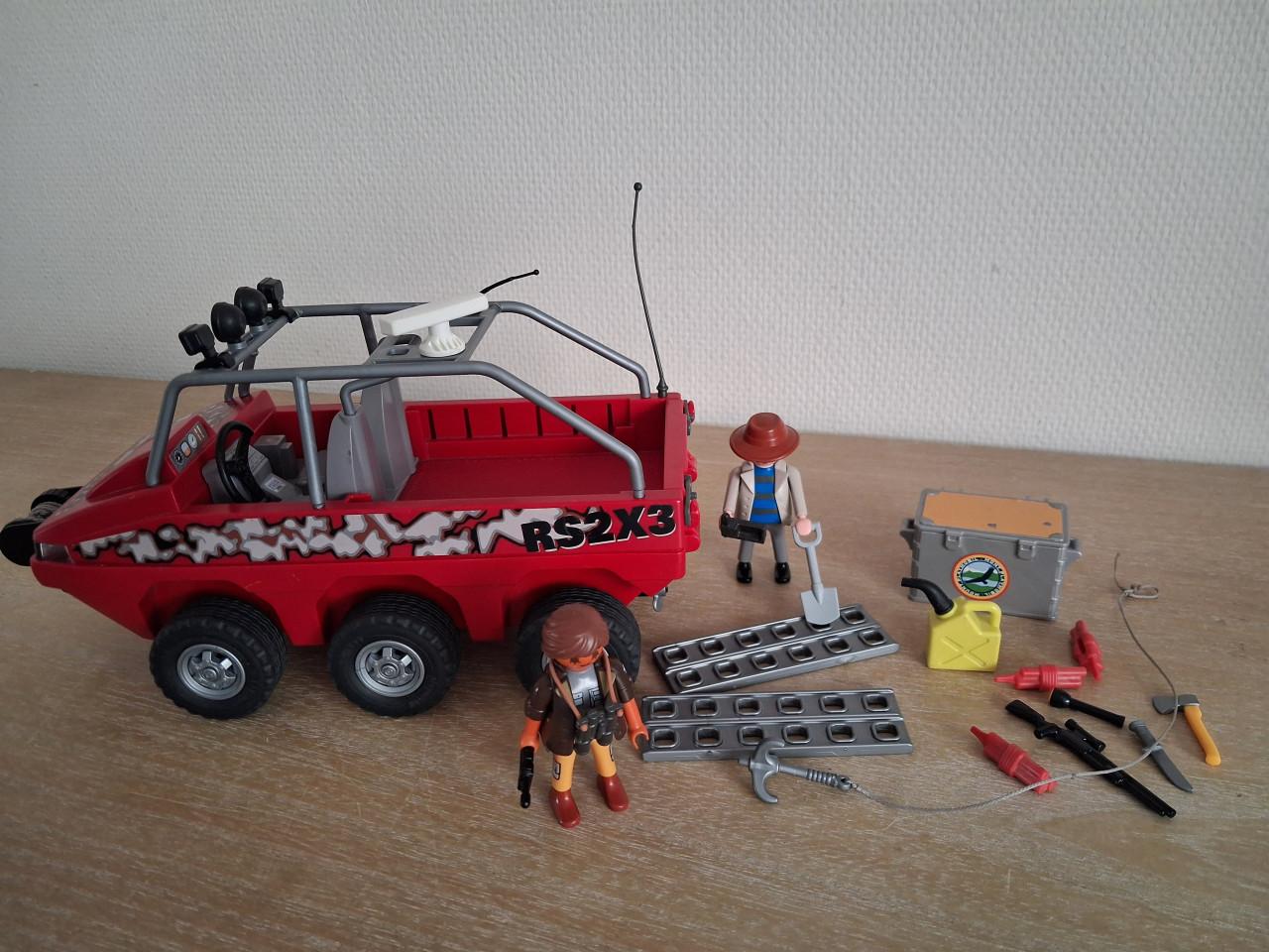 Playmobil amfibievoertuig met schattenjagers set 4844