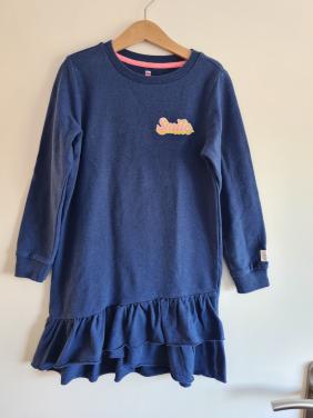 Hema Jurk Maat 122/128 - Donkerblauw
