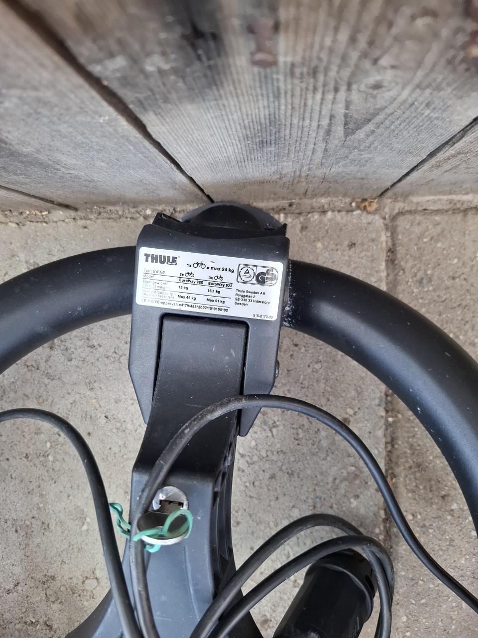 Gebruikte Thule EuroWay 920 trekhaakdrager.