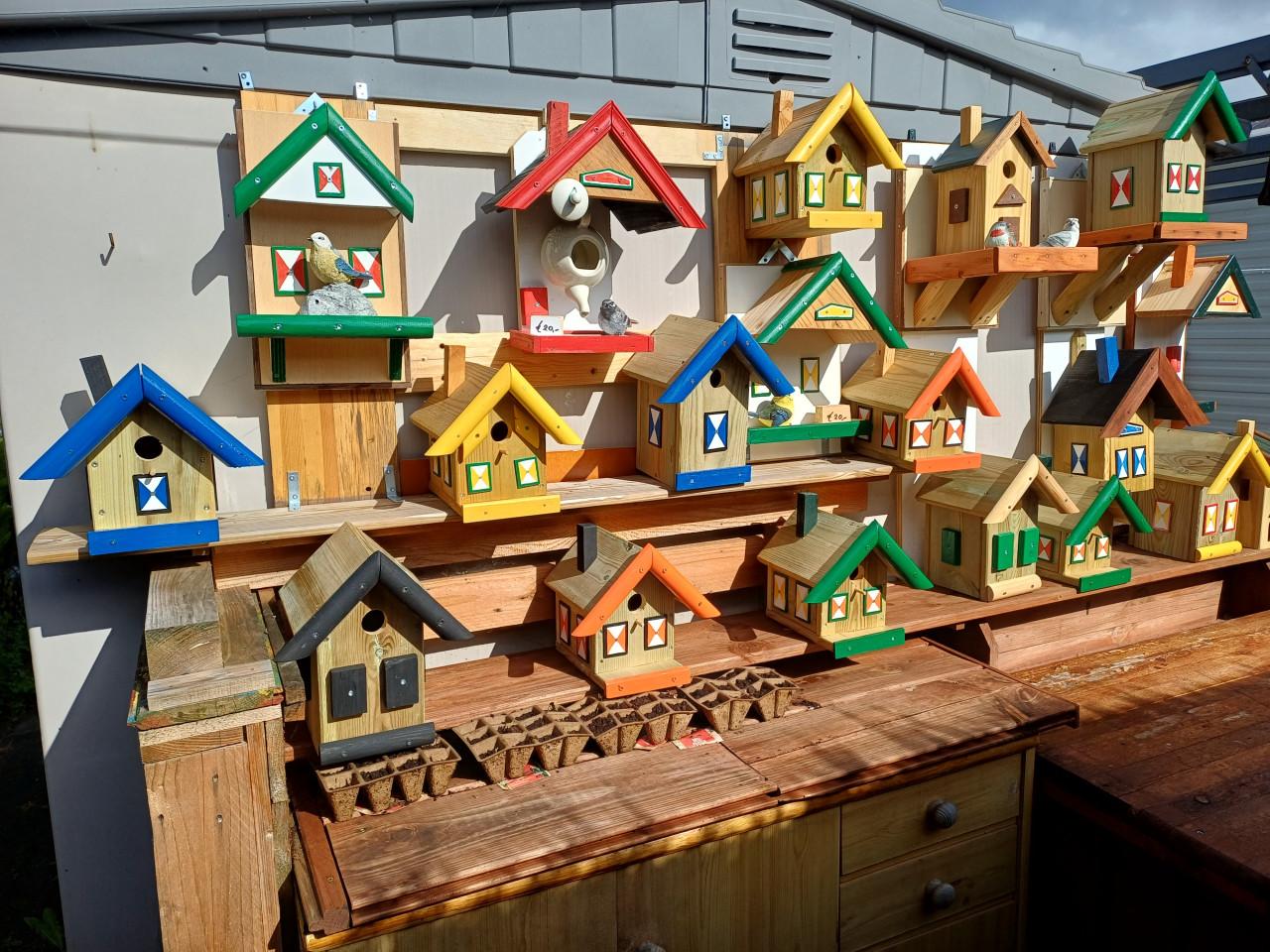 Vogelhuis in Kerk - model met uitneembare bodem