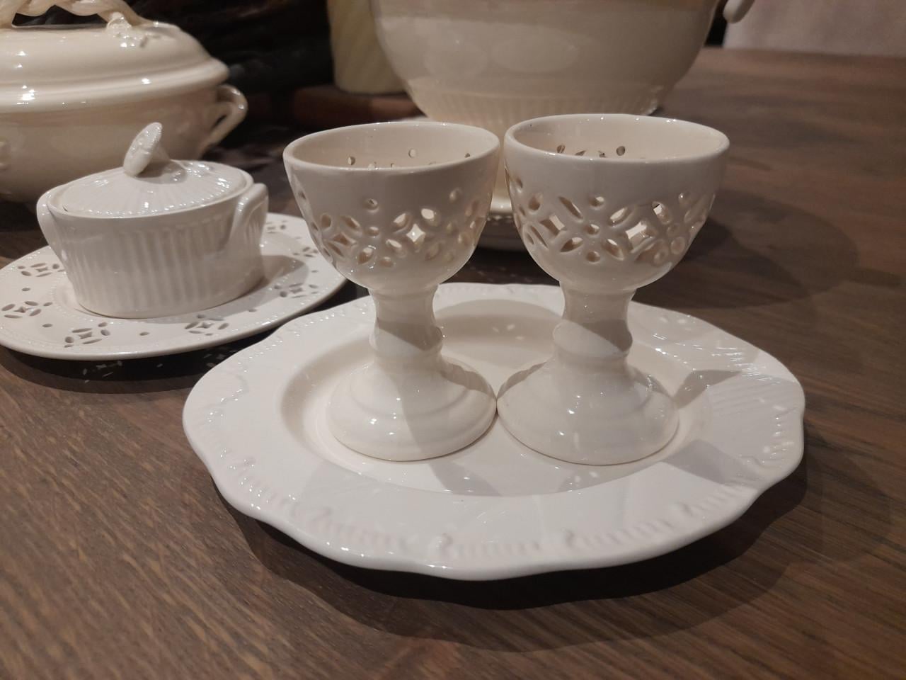 Authentic leedsware  servies (in goede nette staat )