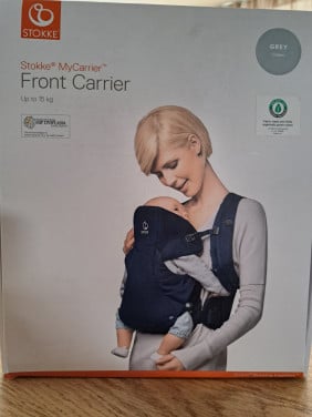 Nieuwe Grijze Stokke draagzak Front carrier