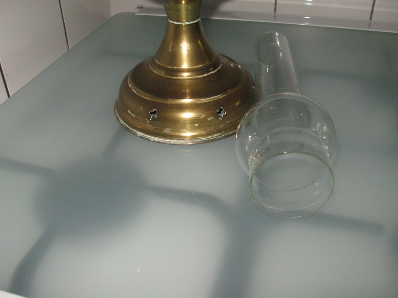 Koperen olielamp